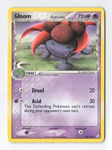 Gloom 42/110 Regular Delta Species Holon Phantoms Vintage Pokemon Card LP/NM - Picture 1 of 3