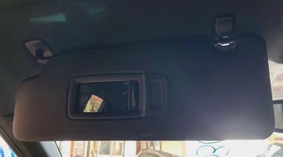 BMW X1 2018 OEM parasol lado del conductor izquierdo vinilo negro 2016-2022 Foto 1 de 2