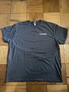 T-shirt Canon taglia 2XL 1973 maglietta grigia fotocamera Keep It Groovin' - Foto 1 di 6