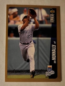 1996 Upper Deck Choice Jon Nunnally GOLD SIGNATURE Baseball Card - Picture 1 of 2