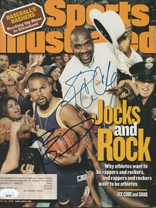 Ice Cube Shaquille O'Neal Autographed Sports Illustrated Magazine JSA I655 - Picture 1 of 1