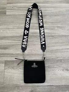 Vivienne Westwood Squire Square Tape Cross Crossbody Vegan Bag - Picture 1 of 20