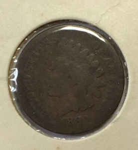 1880 Indian Head Penny Cent United States 1c - Picture 1 of 4