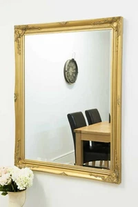 Large Antique Gold Mirror Classic Full Length Ornate 110cm-200cm x 79cm-140cm - Picture 1 of 4