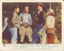 SECRET OF THE INCAS CHARLTON HESTON ROBERT YOUNG LOBBY