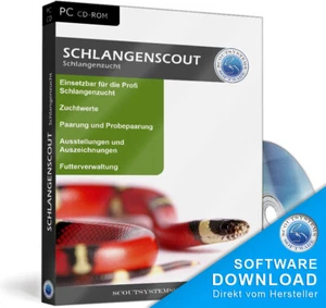 Schlangen züchten, Giftschlangen, Nattern und Repilien Zucht Software Programm - Bild 1 von 1