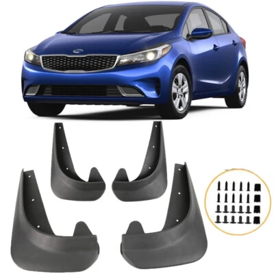 Guardabarros guardabarros guardabarros guardabarros guardabarros para Kia Forte sedán 2014-2018 4 piezas Foto 1 de 4