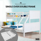 KINGSTON Bunk Bed 2in1 Single over Double Kids Triple Wooden Timber Bunkbed