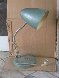 Vintage Watchmaker/ Jeweler Gooseneck Cast Iron Desk Lamp - Picture 1 of 9