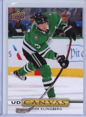 2019  Upper Deck #C187 John Klingberg UD Canvas - Image 1 of 2