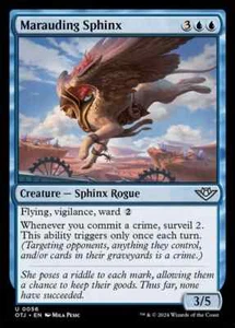 x4 Marauding Sfinge OTJ MTG 56 NON COMUNE M/NM 4x - Foto 1 di 1