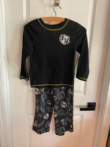 Arizona - 2-pc Pajama Set - Black & Yellow - Boys Size 8 - Picture 1 of 14