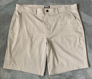 Pantalones Cortos Chinos de Golf MSX by Michael Strahan 40 Para Hombre Beige Rendimiento Nuevos con Etiquetas - Imagen 1 de 15