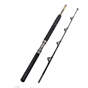 Fiblink 1-Piece/2-Piece Saltwater Offshore Heavy Trolling Rod Big Game Roller... - Picture 1 of 6
