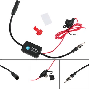 12V Auto Radio Antennenverstärker AM/FM Antenne Signal Verstärker ANT - 208 - Bild 1 von 12