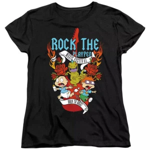 Rugrats "Rock The Playpen Music Festival" Women's T-Shirt - Picture 1 of 3