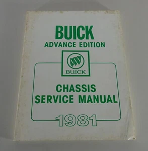 Officina Manuale Chassis Buick Le Sabre / Electra / Riviera Ecc. Da 1981 - Foto 1 di 6
