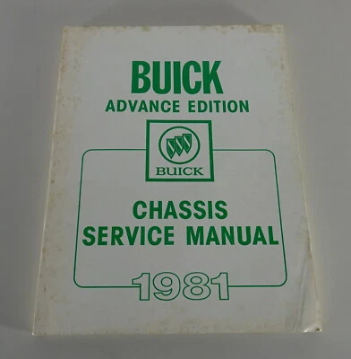Officina Manuale Chassis Buick Le Sabre / Electra / Riviera Ecc. Da 1981 - Immagine 1 di 4