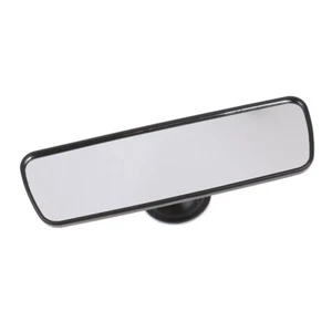 Rear View Mirror Glass Suction Cup Learner Driver Stick On Interior Wide CLI - Picture 1 of 12