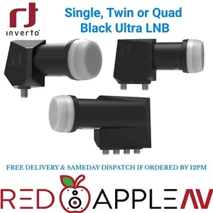 Single/Twin or Quad Inverto Black Ultra 0.2dB Satellite LNB FREE Postage - Picture 1 of 7
