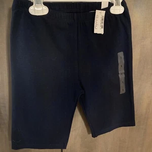 NWT CHILDREN’S PLACE TCP GIRLS NAVY BLUE SPANDEX BIKER SHORTS SIZE 10/12 - Picture 1 of 5
