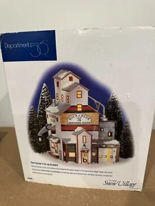 Department 56 Snow Village The Farmer’s Co-op Granary - Picture 1 of 4