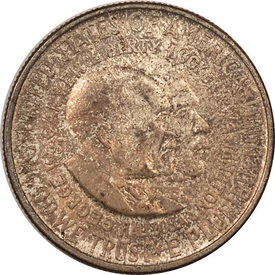 1951 WASHINGTON-CARVER COMMEMORATIVE HALF DOLLAR - UNCIRCULATED, TONED & CHOICE! - Image 1 of 2