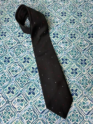 Wembley Black White Red & Yellow Polka Dot Tie Men's - Image 1 of 4