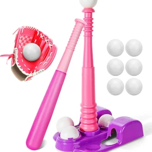 Tball Set for Kids 3-5 T Ball Toddler Baseball Set Girls T Ball Sets for Kids - Picture 1 of 11