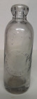 Antique Luke Martin, Riverside NY Hutchinson Hutch Soda Bottle Monogram Blob Top