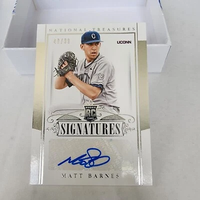 Tarjeta automática Matt Barnes 2015 Panini National Treasures College Signatures RC 49/99 Foto 1 de 4
