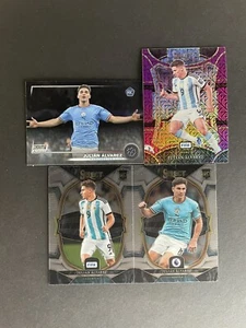 Julian Alvarez 4 Karten Lot '23 Select FIFA Mojo Purple + 3 ROOKIEs - Versand PWE! - Bild 1 von 4