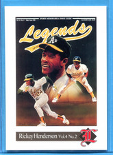 RICKEY HENDERSON ~ 1992 Legends National Sports Collectors Convention NSCC #C16 