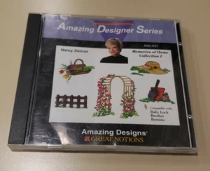 Amazing Designer Series Embroidery Card Noteworthy Nancy Zieman BMC-NZ1 - Picture 1 of 4