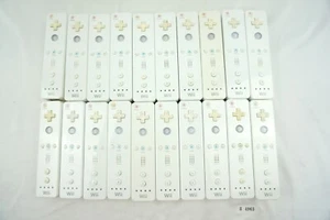 Lote de 20 mandos a distancia oficiales Nintendo Wii OEM RVL-003 blancos #1019 - Imagen 1 de 10