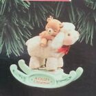 Hallmark Ornament A Child's Christmas New 1992 Bear Lamb Baby Can Personalize