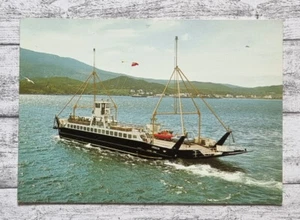 AK Lochalsh car ferry Kyle Schiff Schottland Auto Fähre Vintage Postkarte Deko - Picture 1 of 2