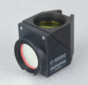 Olympus Microscope Fluorescence Filter Cube U-MNB2 Narrow Body for AX, BX2 & IX2 - Picture 1 of 10