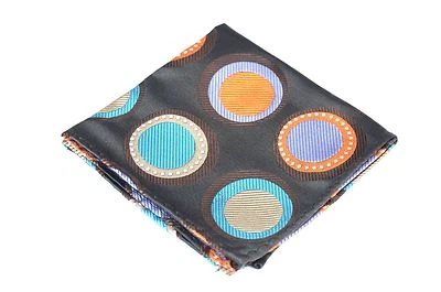 Lord R Colton Masterworks Pocket Square - Gray Supermassive Hole - Silk $75 New - Image 1 of 3