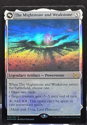 The Mightstone and Weakstone #238 The Brothers' War Foil Rare - Image 1 of 2