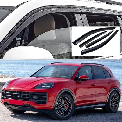 Window Vent Visors Wind Deflectors Rain Guards for 2019-2025 Porsche Cayenne - Bild 1 von 4