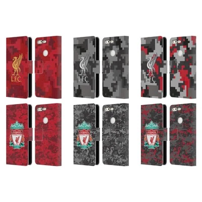 LIVERPOOL FC LFC DIGITAL CAMOUFLAGE PU LEATHER BOOK CASE FOR GOOGLE PHONES - Image 1 of 4