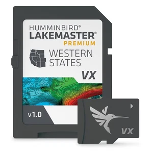 Humminbird Lakemaster Sonar Fathometer 2D Fishing Maps With Depth Highlights - Picture 1 of 3