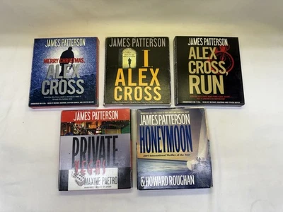 James Patterson CD Audiobook Lot (5) Alex Cross Suspense Thriller Mystery Crime - Image 1 of 4