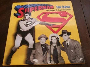 Superman The Serial Box Set Laserdisc Kirk Alyn 1948 Serial 15 Episodes W18 - Picture 1 of 15