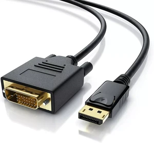 2m DisplayPort Display Port DP a DVI-D 24+1 macho cable de video digital cable PC TV - Imagen 1 de 1