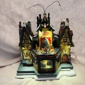 Lemax Christmas Village Town Holiday Hamlet Christmas Shoppe 55026 Light Motion - Picture 1 of 9