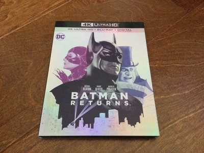 Batman Returns 1992 4K Ultra/Blu-Ray With Slipcover Michael Keaton Tim Burton Foto 1 de 4