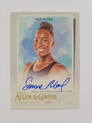 2020 Topps Allen & Ginter's Full Size Simone Manuel #FSA-SM Auto Autograph Card - Image 1 of 2