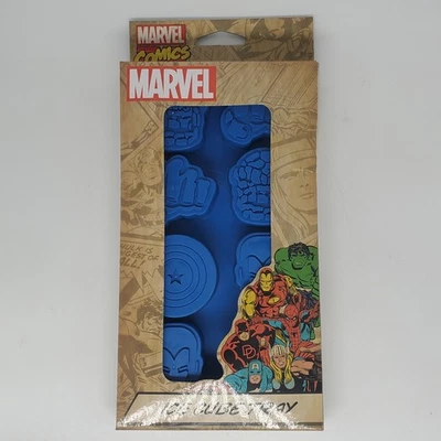 Marvel Comics Silicone Ice Cube Tray Vintage Style Superhero Molds NIB Fast Ship - Image 1 of 2
